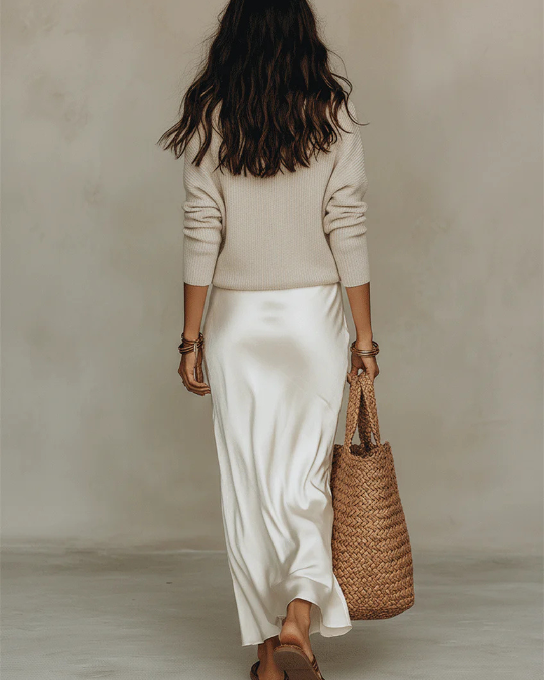 Ensemble Robe et Pull en Maille Femme