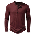 Men's Long-Sleeve Henley T-Shirt