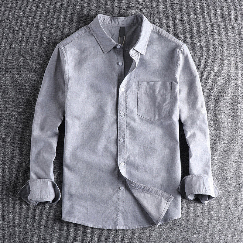 Chemise Décontractée à Manches Longues Homme