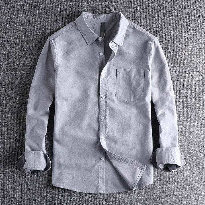 Chemise Décontractée à Manches Longues Homme