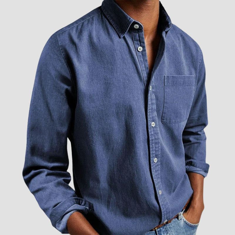 Chemise Décontractée à Manches Longues Homme