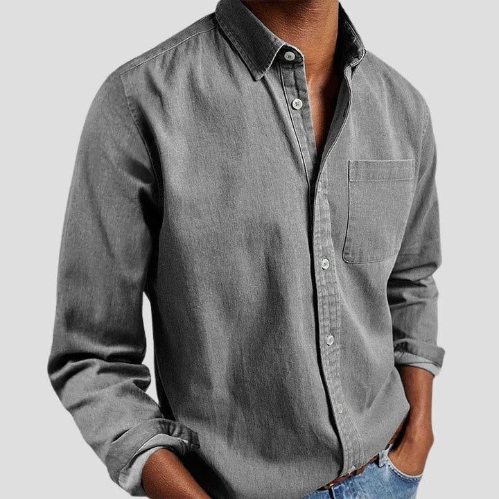 Chemise Décontractée à Manches Longues Homme