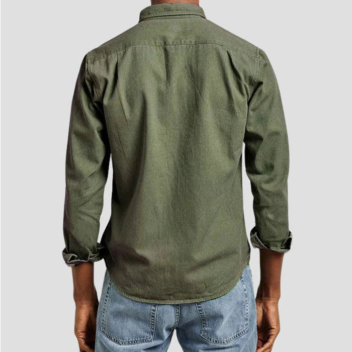 Chemise Décontractée à Manches Longues Homme