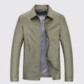Men's casual lightweight zip-up jacket