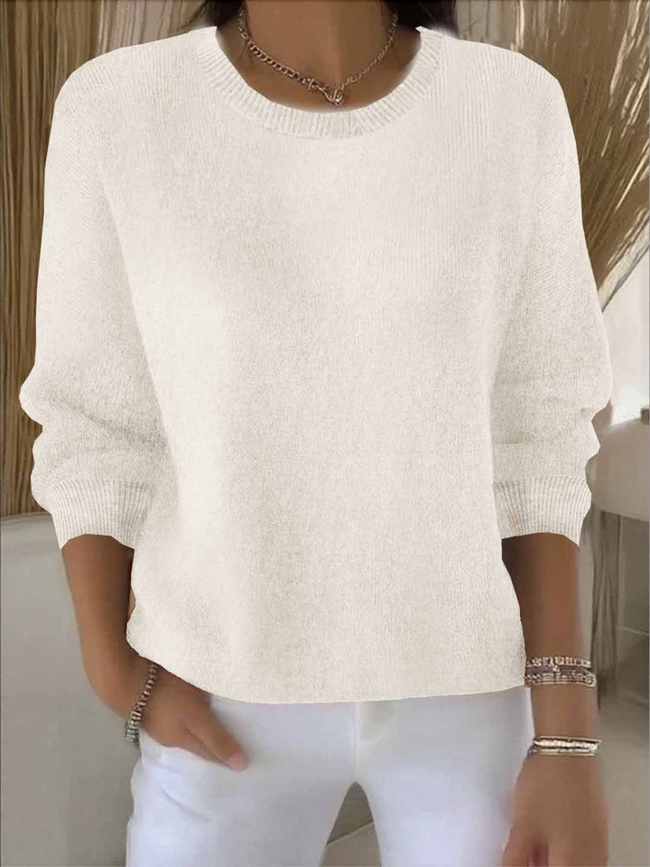 Pull Ample à Manches 3/4 Femme