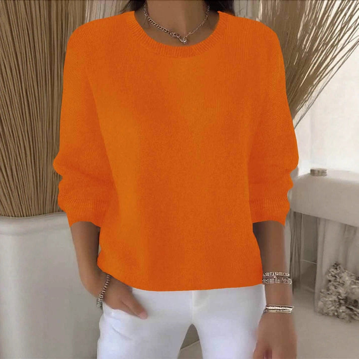 Pull Ample à Manches 3/4 Femme