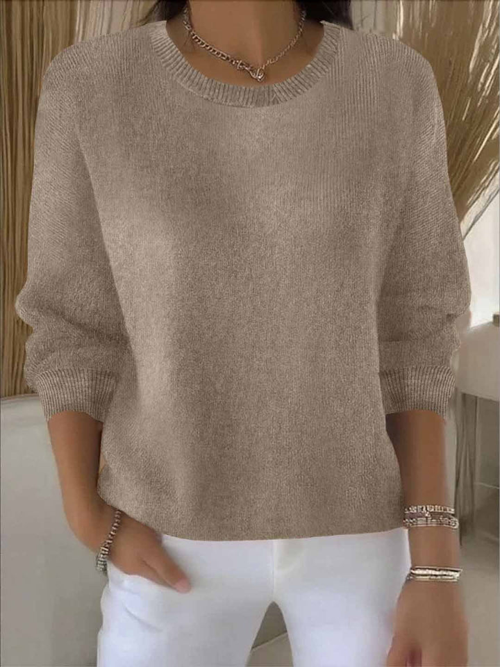 Pull Ample à Manches 3/4 Femme