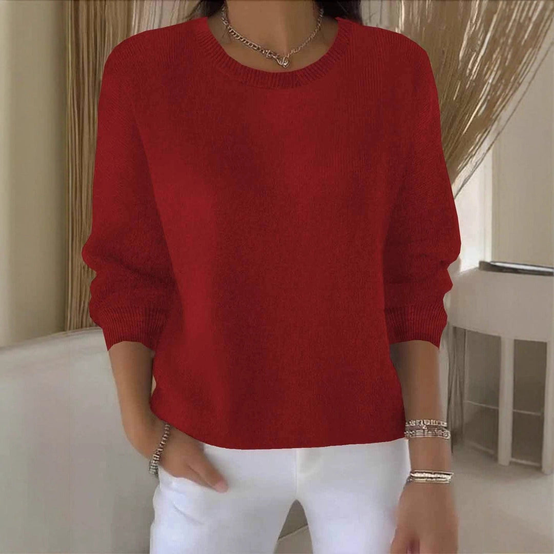 Pull Ample à Manches 3/4 Femme