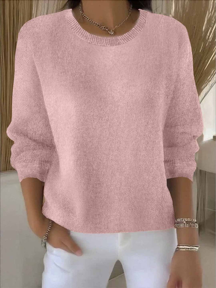 Pull Ample à Manches 3/4 Femme