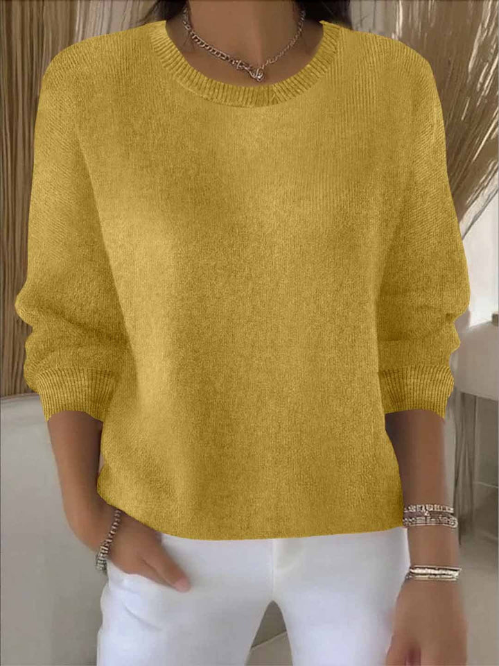 Pull Ample à Manches 3/4 Femme