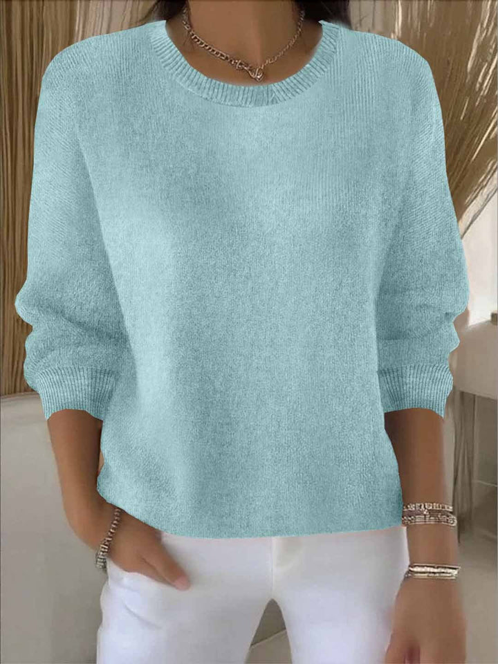 Pull Ample à Manches 3/4 Femme