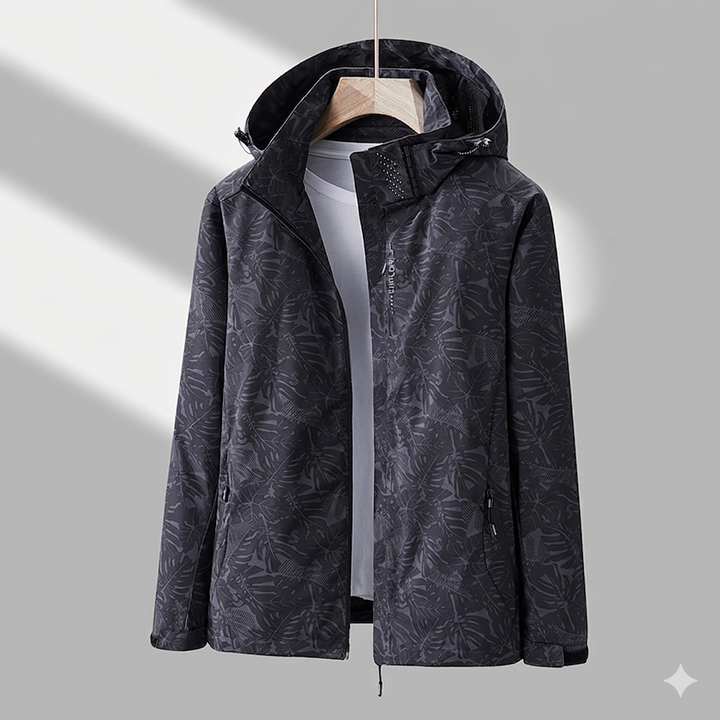 Veste à Capuche Imprimée Femme