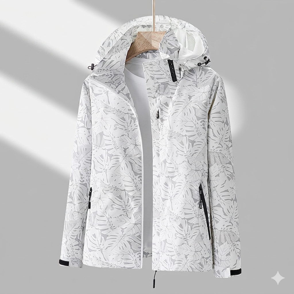 Veste à Capuche Imprimée Femme