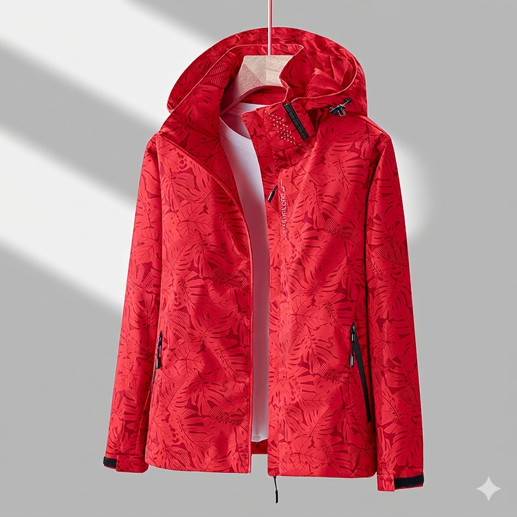 Veste à Capuche Imprimée Femme