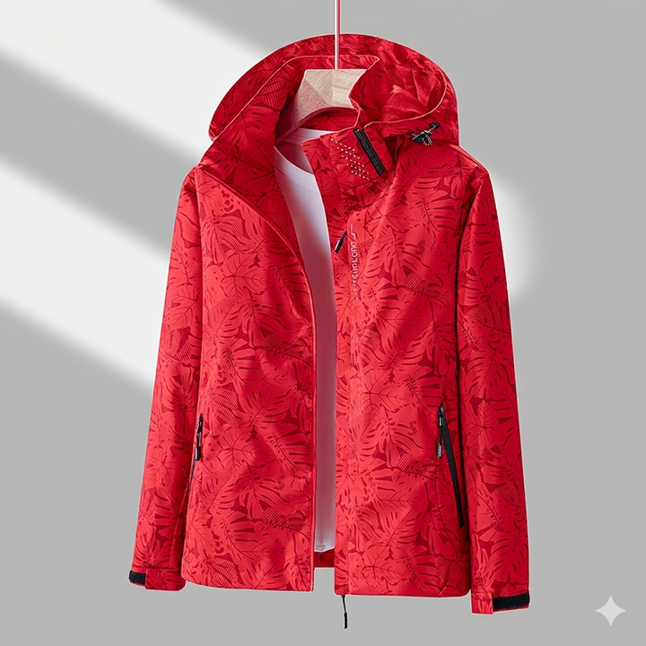 Veste à Capuche Imprimée Femme