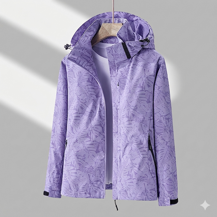 Veste à Capuche Imprimée Femme