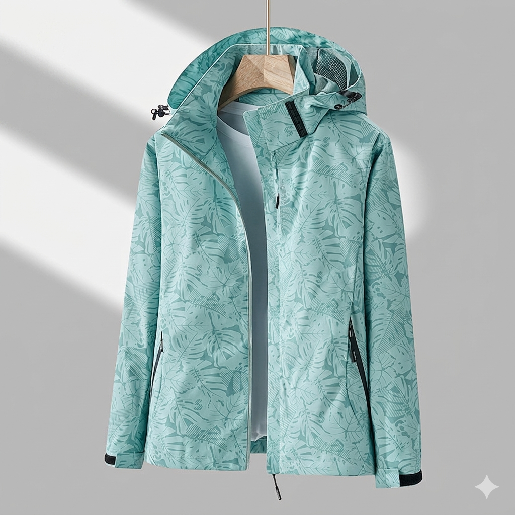 Veste à Capuche Imprimée Femme