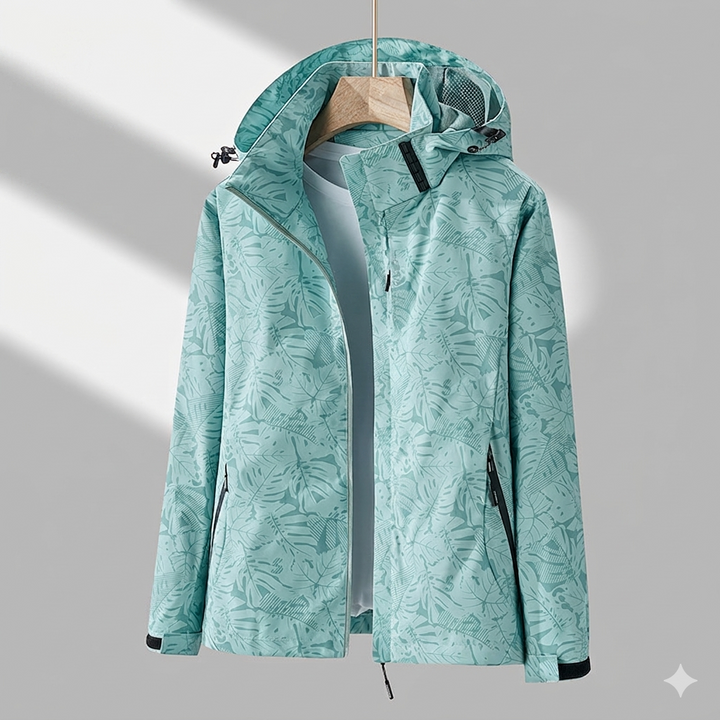 Veste à Capuche Imprimée Femme