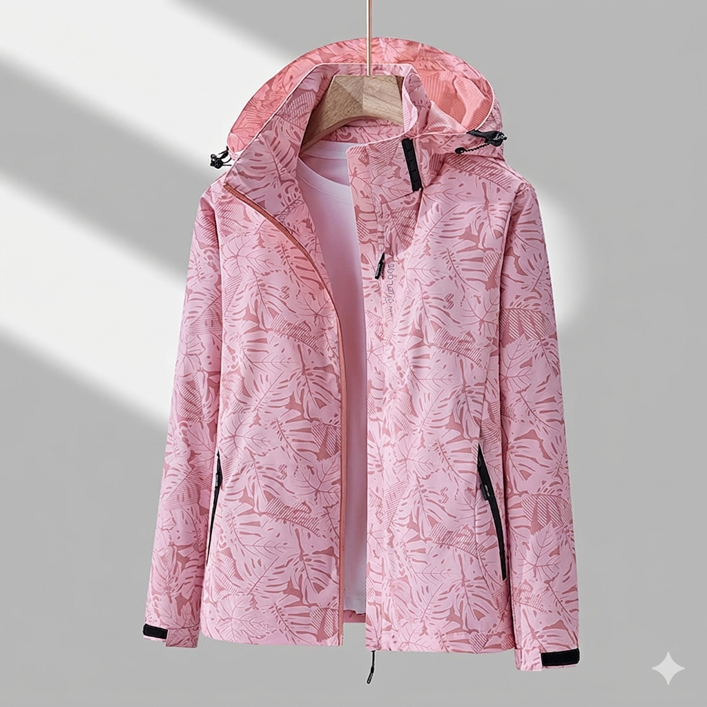 Veste à Capuche Imprimée Femme