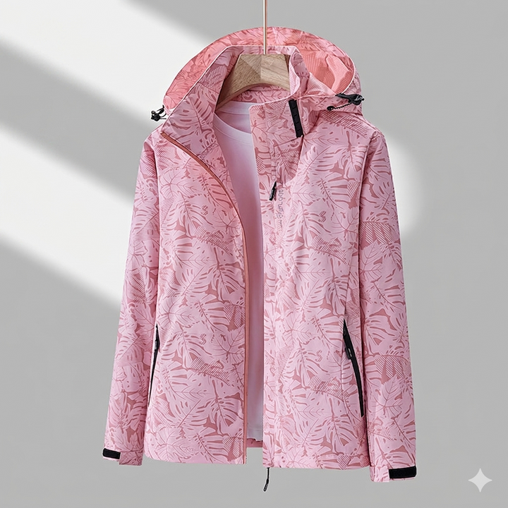Veste à Capuche Imprimée Femme