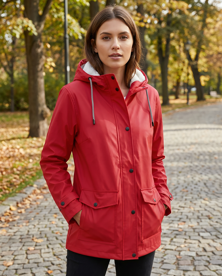Parka Doublée à Capuche Femme