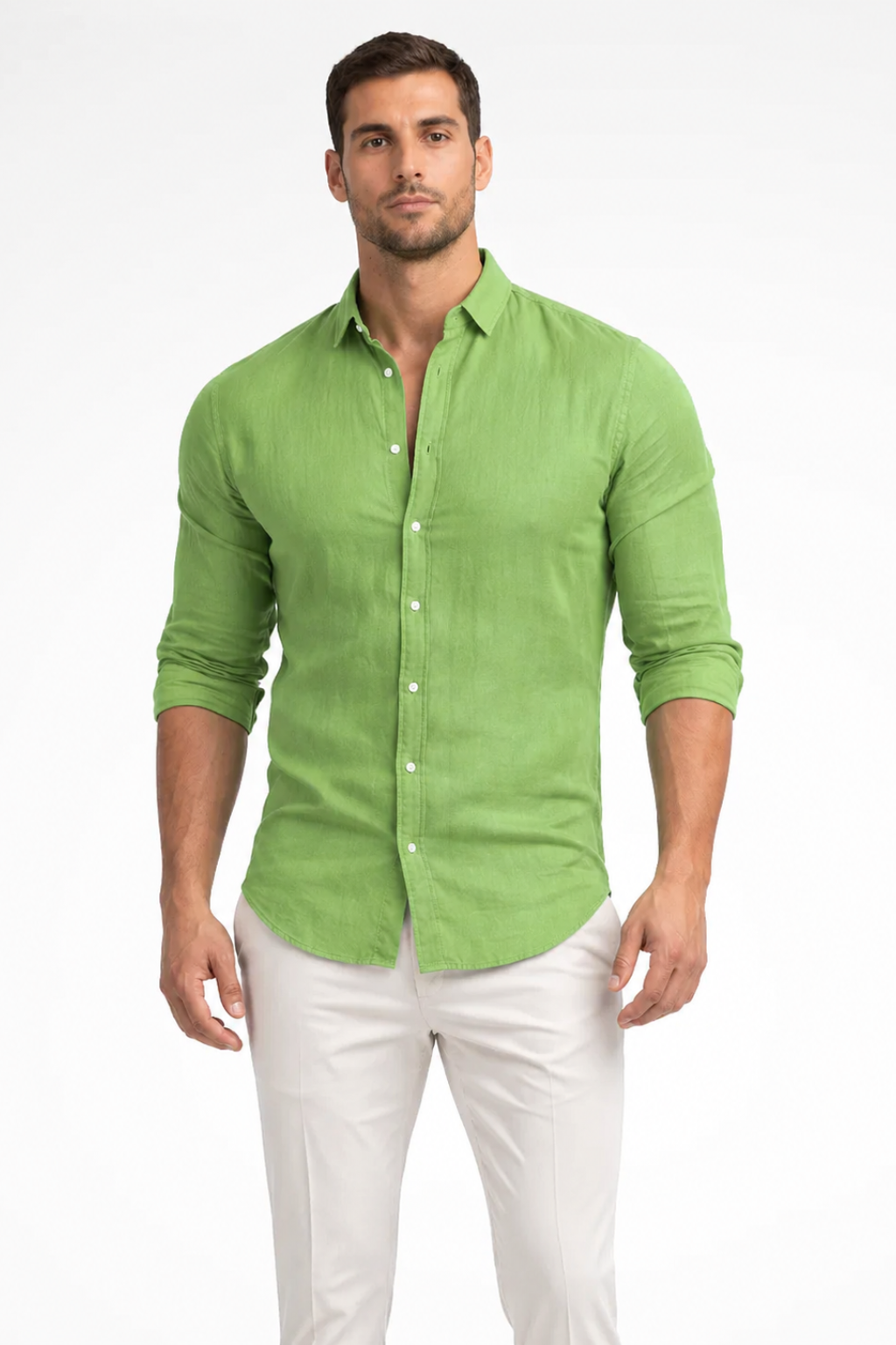 Chemise Ajustée Style Casual Homme