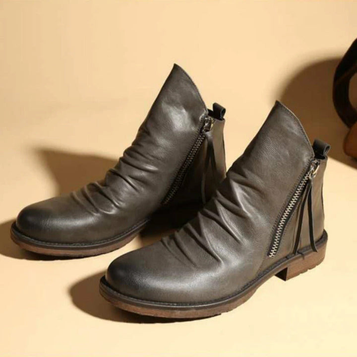 Bottines à Zip Latéral Homme