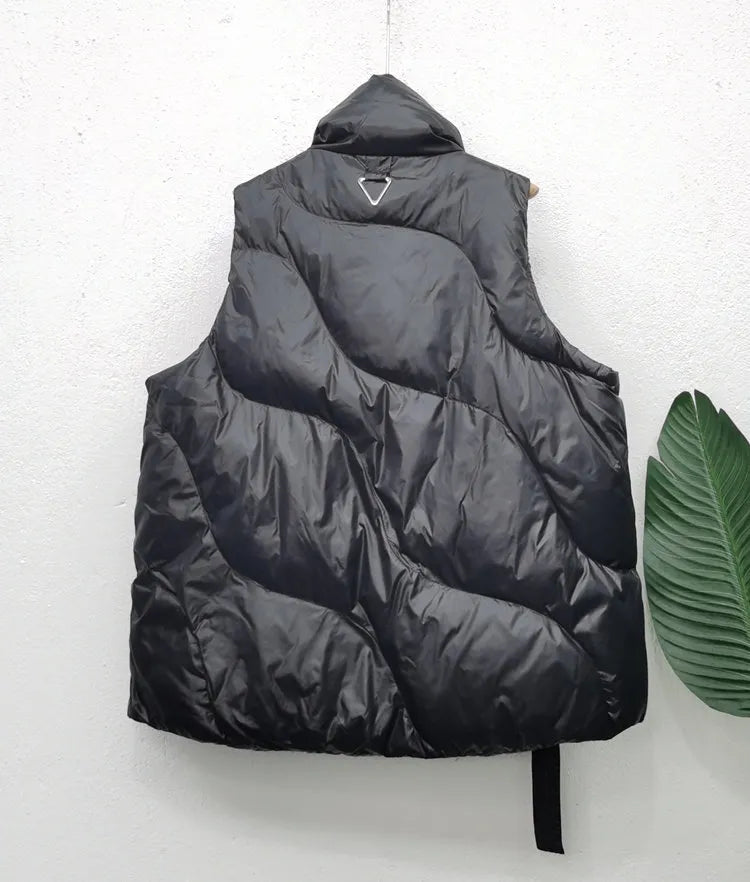 Gilet Matelassé Oversize Femme