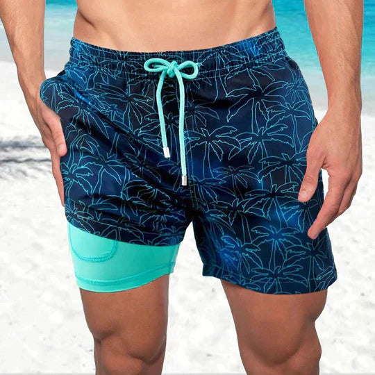 Short De Bain Imprimé Homme