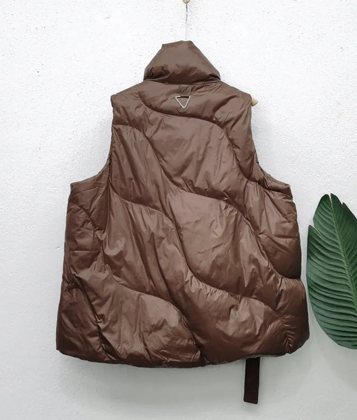 Gilet Matelassé Oversize Femme
