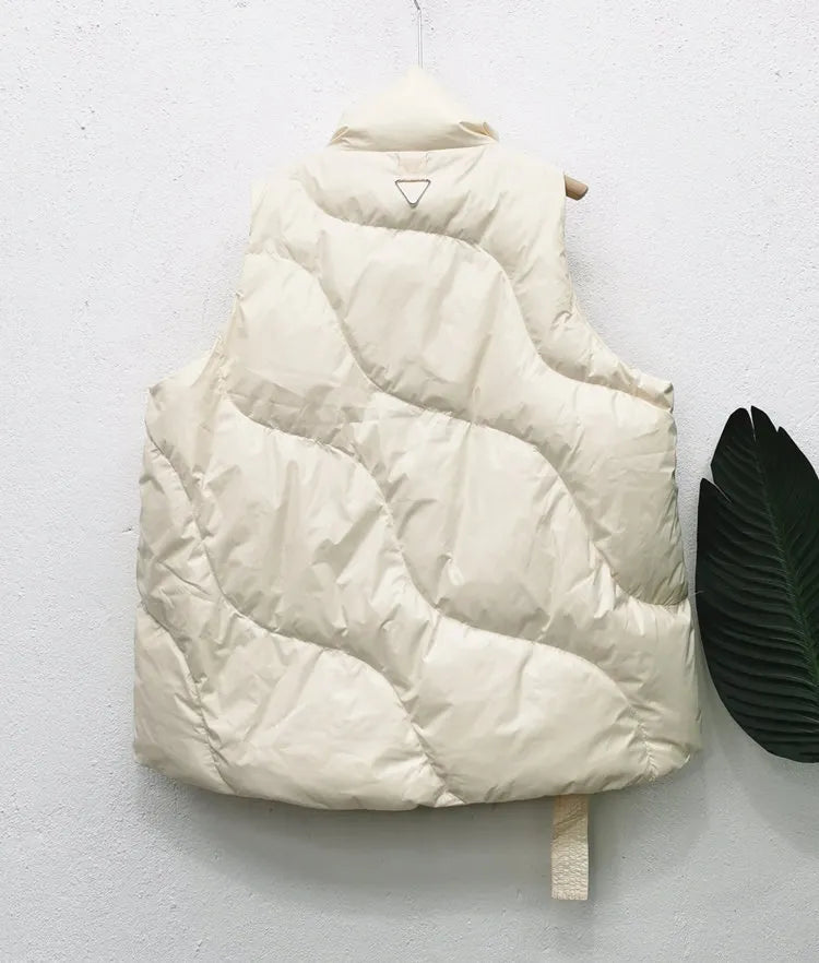 Gilet Matelassé Oversize Femme