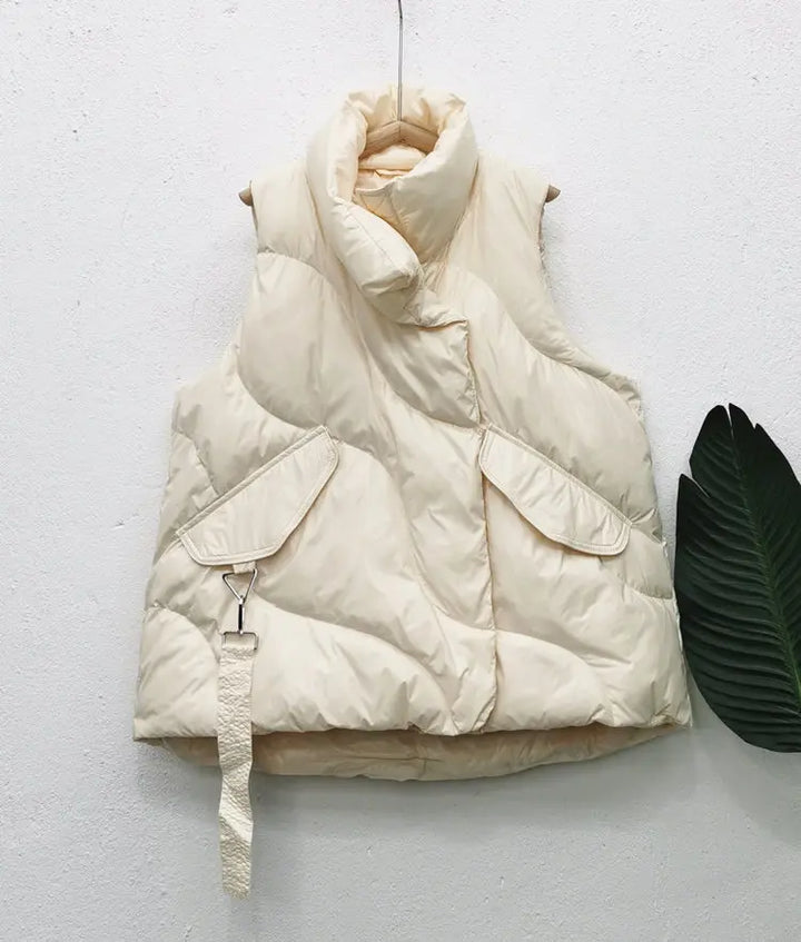Gilet Matelassé Oversize Femme