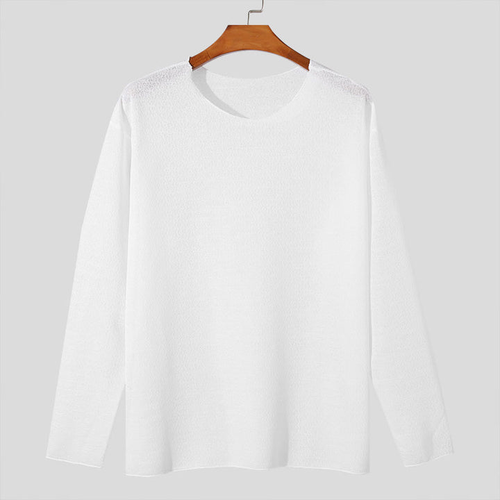 Pull à Col V et Manches Longues Homme