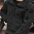 Veste Courte à Capuche Zippée Homme