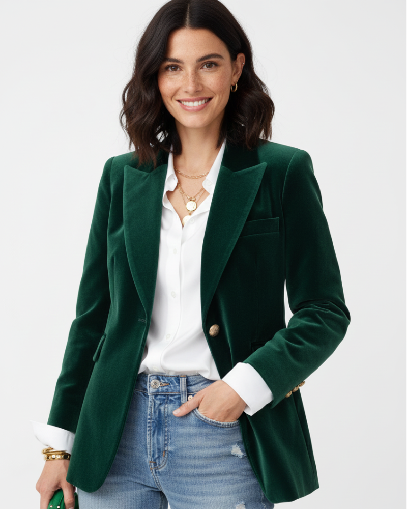 Blazer Élégant Ajusté Femme