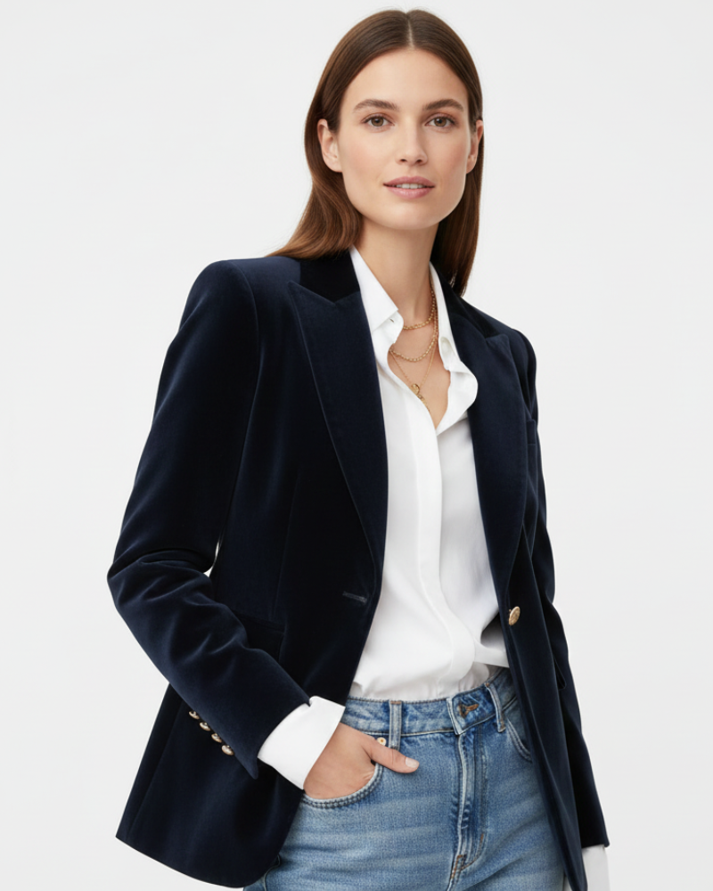 Blazer Élégant Ajusté Femme