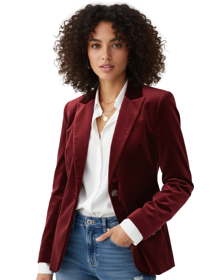 Blazer Élégant Ajusté Femme