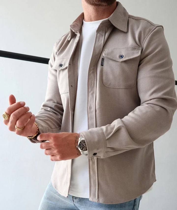 Surchemise Utilitaire Décontractée Homme