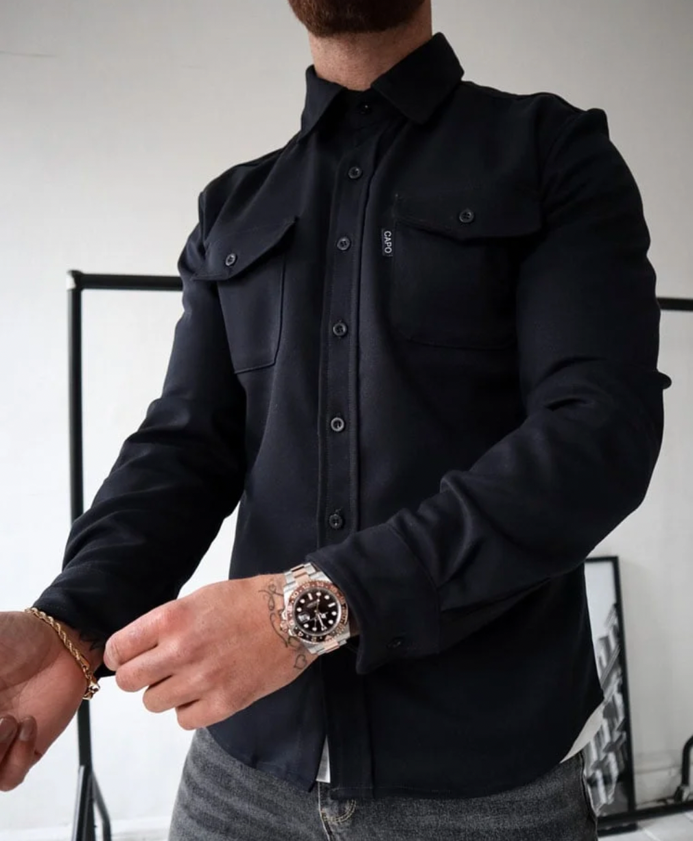 Surchemise Utilitaire Décontractée Homme