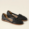 Women's Braided Flat Sandals with Closed Toe