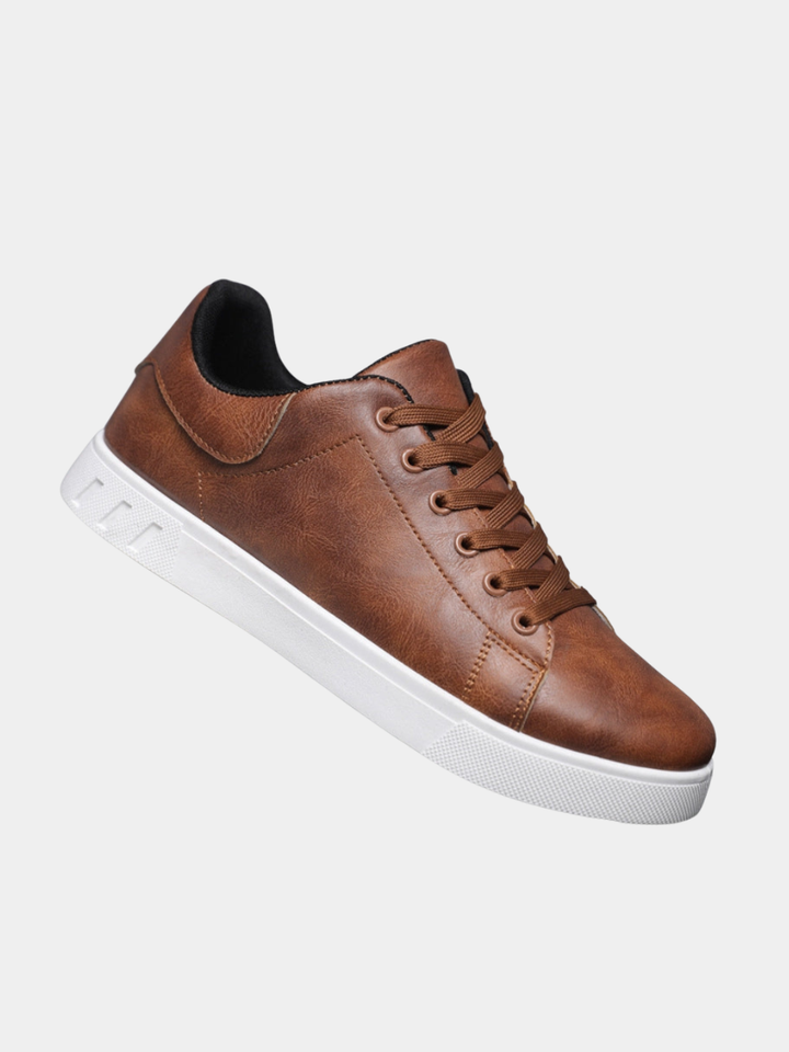 Baskets En Cuir Classiques Homme