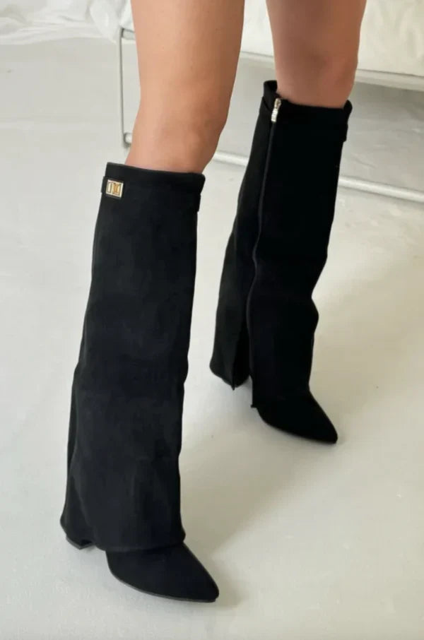 Bottes Hautes Bout Pointu Femme