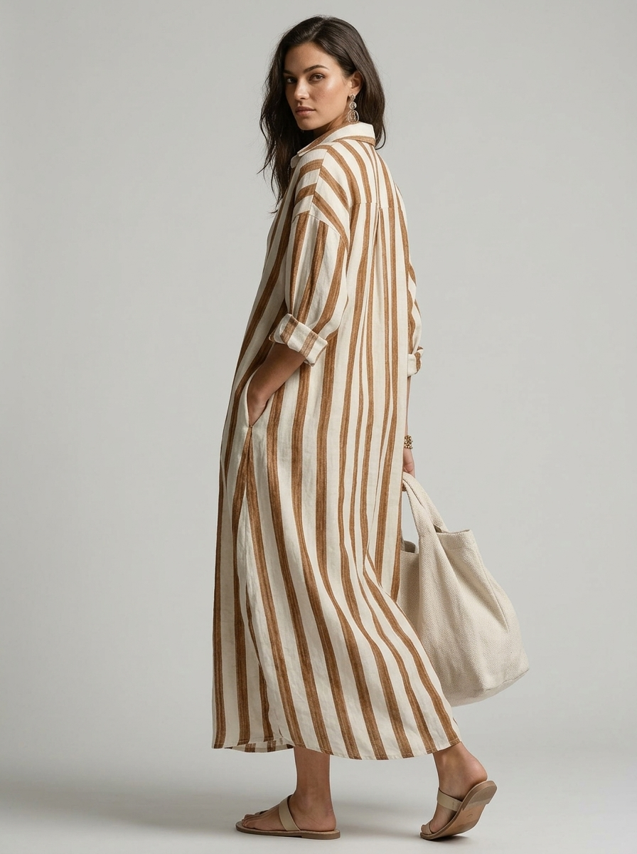 Robe Maxi Fluide Style Resort Femme