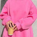 Women's Oversized Crew-Neck Sweater