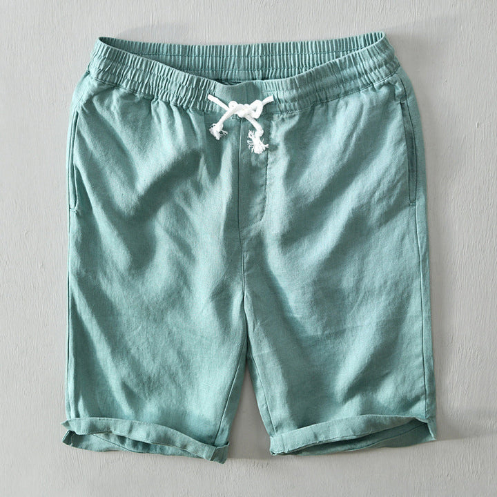 Short En Lin Décontracté Homme