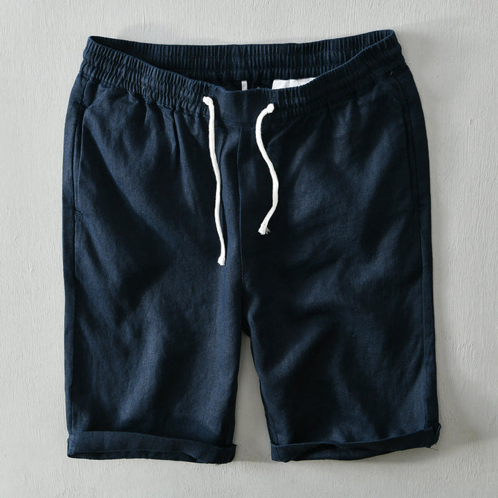 Short En Lin Décontracté Homme