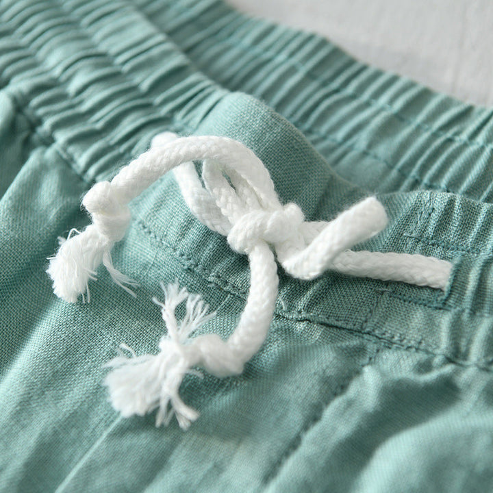 Short En Lin Décontracté Homme