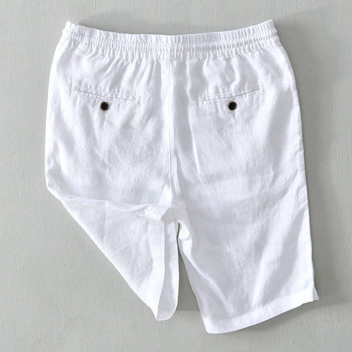 Short En Lin Décontracté Homme