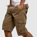Men's Multi-Pocket Cargo Bermuda Shorts