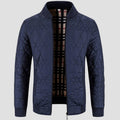 Men's Quilted Zip-Up Bomber Jacket